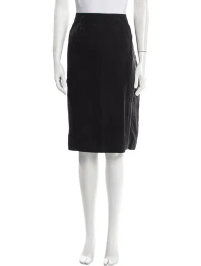 Pre-owned Dior Vintage Knee-length Skirt In Black