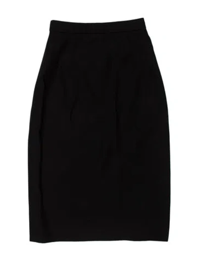 Pre-owned Dior Vintage Knee-length Skirt In Black