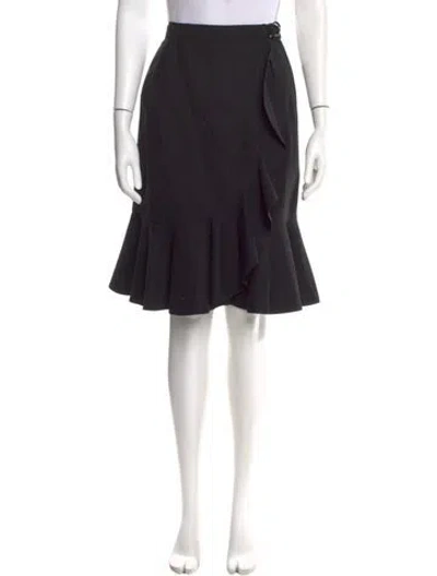 Pre-owned Dior Vintage Knee-length Skirt In Black