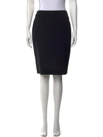 Pre-owned Dior Vintage Knee-length Skirt In Black