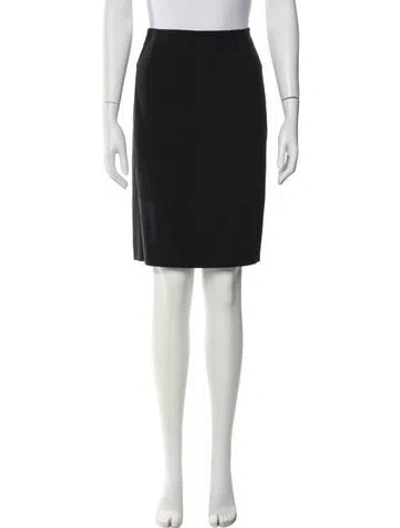 Pre-owned Dior Vintage Knee-length Skirt In Black