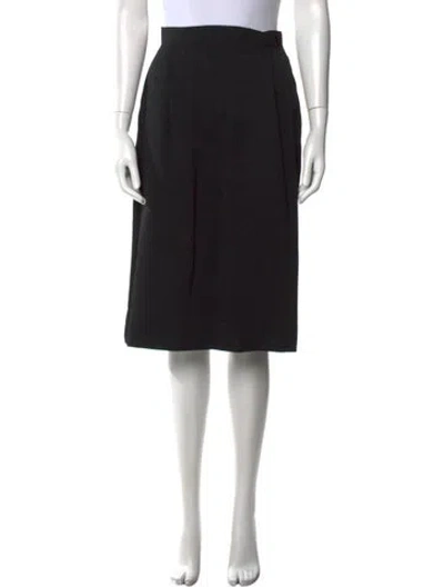 Pre-owned Dior Vintage Knee-length Skirt In Black