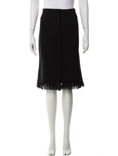 Pre-owned Dior Vintage Knee-length Skirt In Black