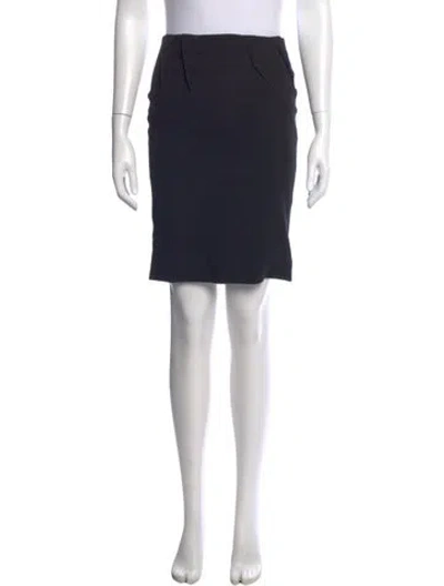 Pre-owned Dior Vintage Knee-length Skirt In Black