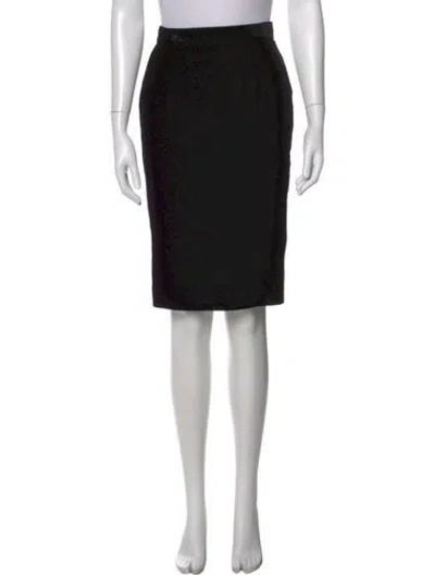 Pre-owned Dior Vintage Knee-length Skirt In Black