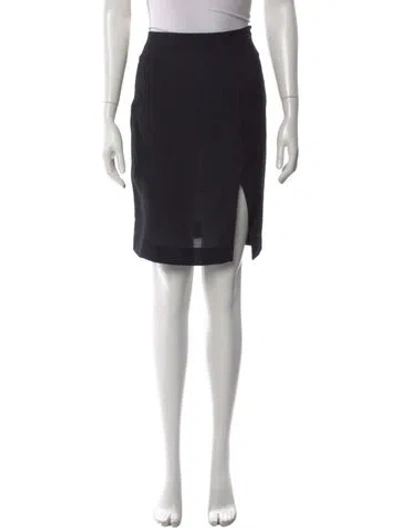Pre-owned Dior Vintage Knee-length Skirt In Black