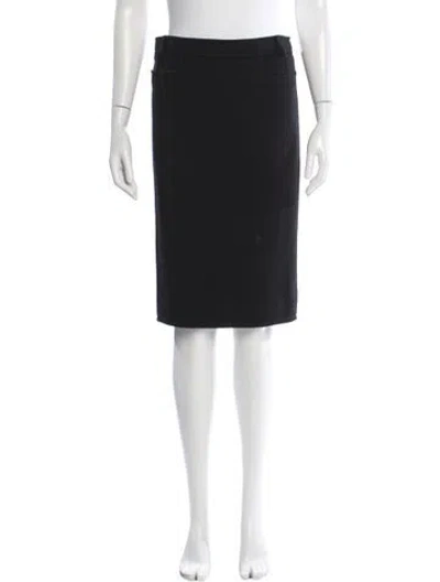 Pre-owned Dior Vintage Knee-length Skirt In Black