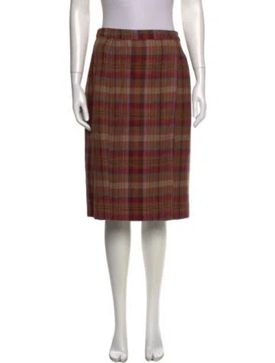 Pre-owned Dior Vintage Knee-length Skirt In Brown