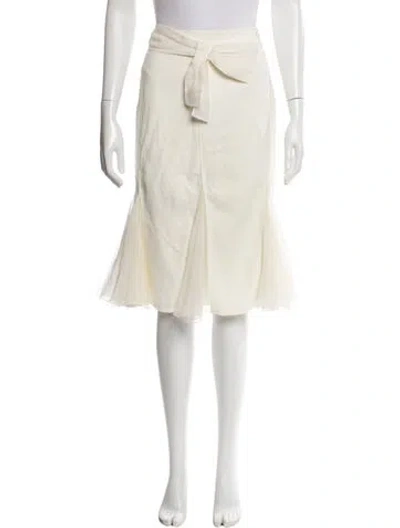 Pre-owned Dior Vintage Knee-length Skirt In Neutral