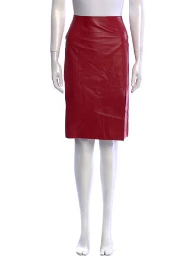 Pre-owned Dior Vintage Knee-length Skirt In Red