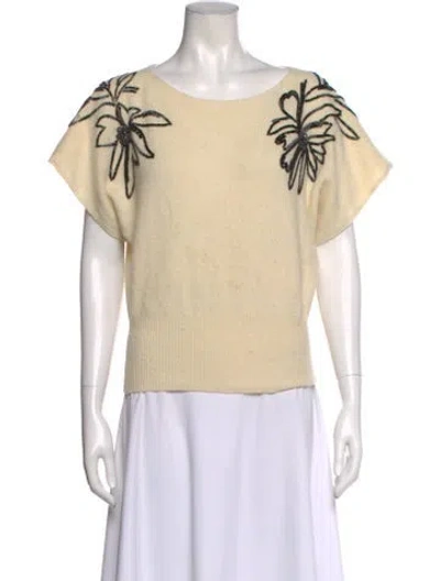 Pre-owned Dior Vintage Lambswool Top In Neutral