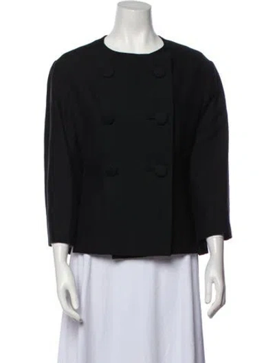 Pre-owned Dior Vintage Late 1950's - Early 1960's Evening Jacket In Black