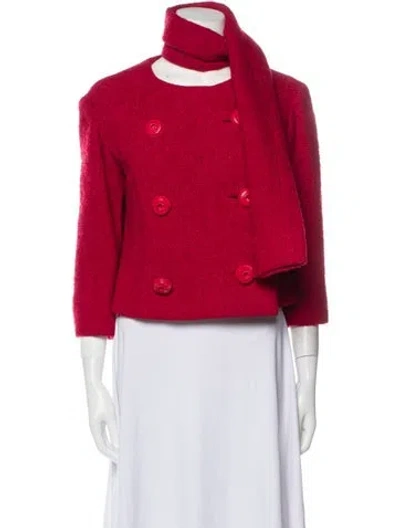 Pre-owned Dior Vintage Late 1950's - Early 1960's Jacket In Red