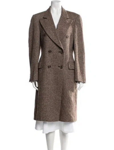 Pre-owned Dior Vintage Late 1960's - Early 1970's Coat In Brown