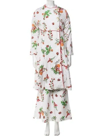 Pre-owned Dior Vintage Late 1960's - Early 1970's Pant Set In White
