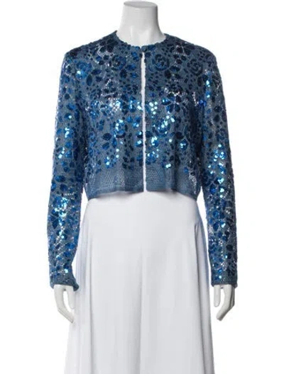 Pre-owned Dior Vintage Late 1960's - Early 1970's Sweater In Blue