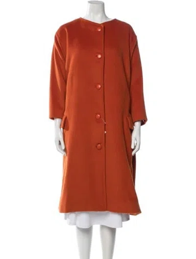 Pre-owned Dior Vintage Late 1970's - Early 1980's Coat In Orange