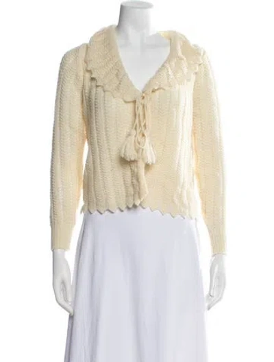 Pre-owned Dior Vintage Late 1970's - Early 1980's Sweater In Neutrals