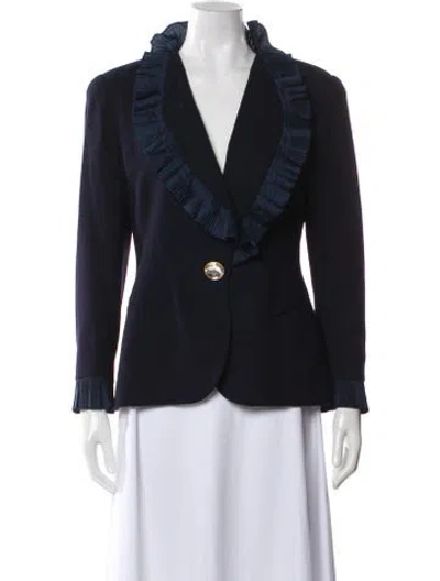Pre-owned Dior Vintage Late 1980's - Early 1990's Blazer In Blue