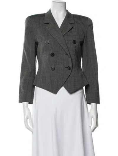 Pre-owned Dior Vintage Late 1980's - Early 1990's Blazer In Gray