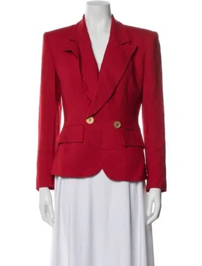 Pre-owned Dior Vintage Late 1980's - Early 1990's Blazer In Red