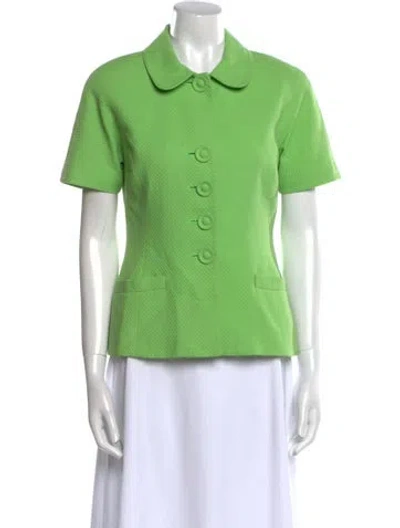 Pre-owned Dior Vintage Late 1980's - Early 1990's Evening Jacket In Green