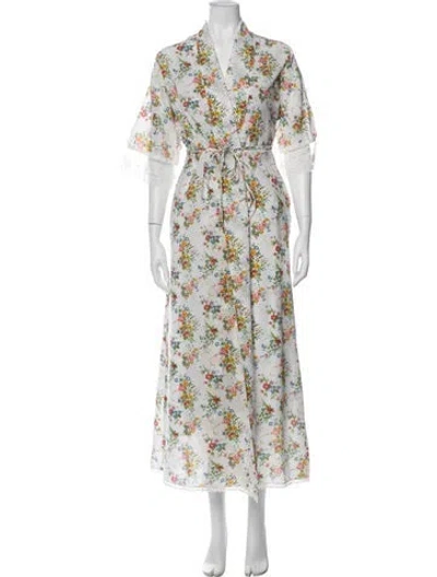 Pre-owned Dior Vintage Late 1980's - Early 1990's Robe In White