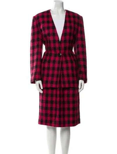 Pre-owned Dior Vintage Late 1980's - Early 1990's Skirt Set In Pink