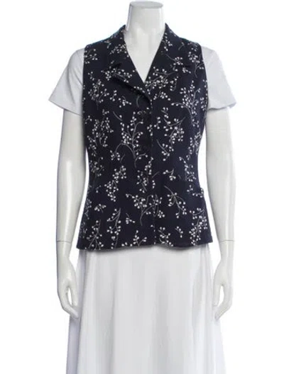 Pre-owned Dior Vintage Late 1980's - Early 1990's Vest In Blue