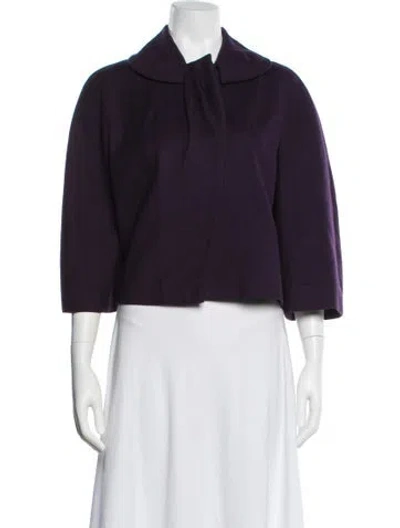 Pre-owned Dior Vintage Late 2000's - Early 2010's Jacket In Purple