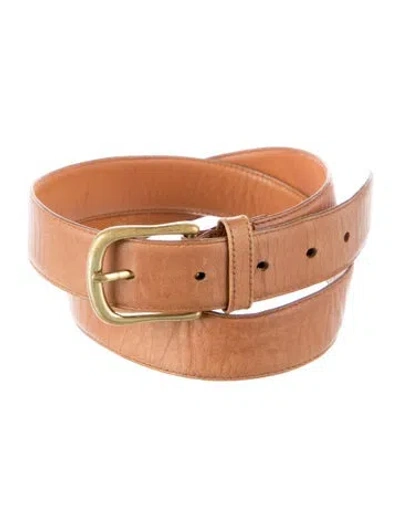Pre-owned Dior Vintage Leather Belt In Brown