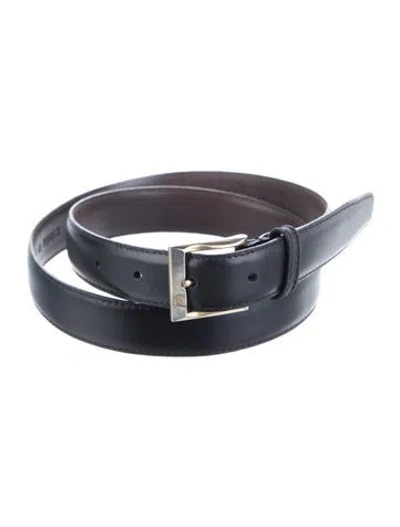 Pre-owned Dior Vintage Leather Waist Belt In Black