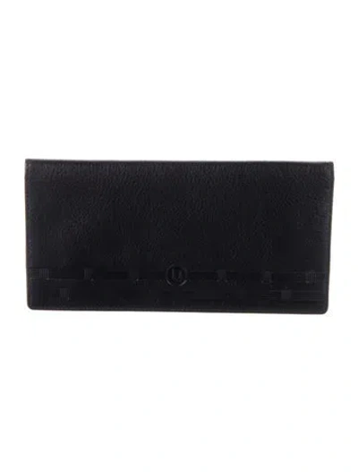 Pre-owned Dior Vintage Leather Wallet In Black