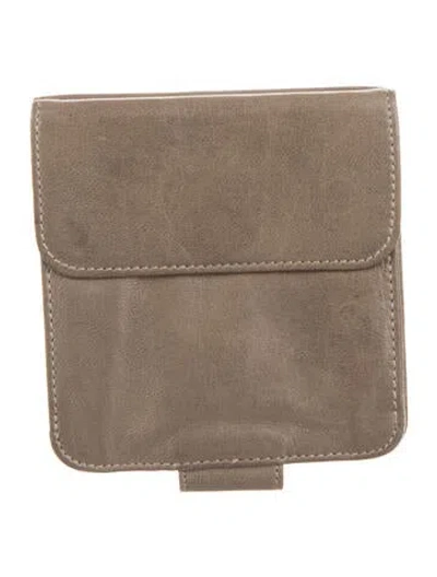 Pre-owned Dior Vintage Leather Wallet In Neutrals