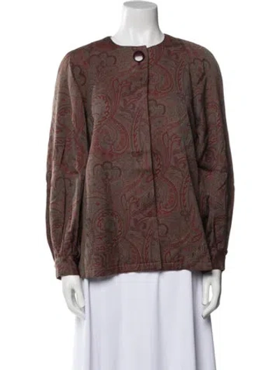 Pre-owned Dior Vintage Licensed Jacket In Brown