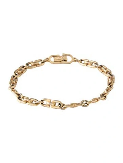 Pre-owned Dior Vintage Link Bracelet, 6.75" In Multicolor
