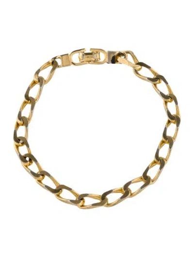 Pre-owned Dior Vintage Link Bracelet, 7" In Multi