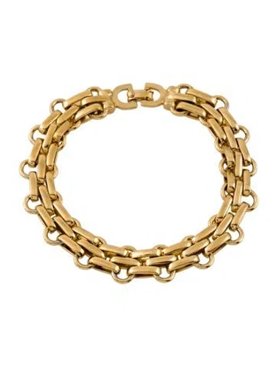 Pre-owned Dior Vintage Link Bracelet, 7.25" In Multi