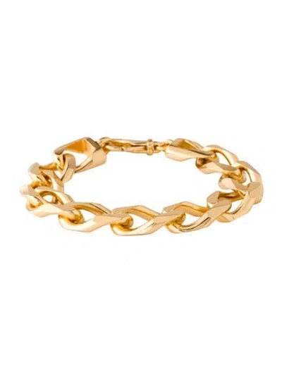 Pre-owned Dior Vintage Link Bracelet, 7.75" In Multicolor