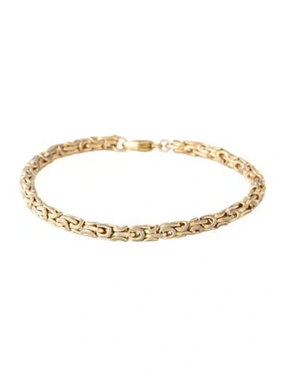 Pre-owned Dior Vintage Link Bracelet, 8" In Multicolor