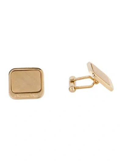 Pre-owned Dior Vintage Logo Cufflinks In Multi