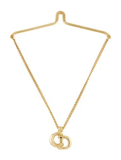Pre-owned Dior Vintage Logo Tie Chain In Multi