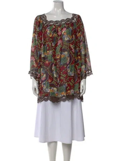 Pre-owned Dior Vintage Long Dress In Brown