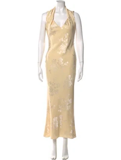 Pre-owned Dior Vintage Long Dress In Neutral