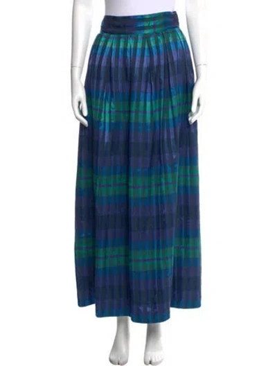 Pre-owned Dior Vintage Long Skirt In Blue