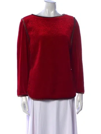 Pre-owned Dior Vintage Lounge Wear Top In Red