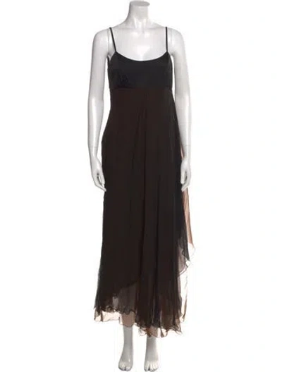 Pre-owned Dior Vintage Midi Length Dress In Black