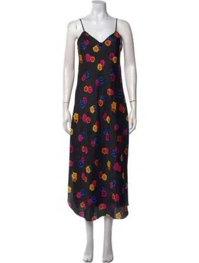 Pre-owned Dior Vintage Midi Length Dress In Black