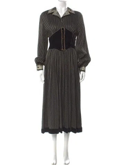 Pre-owned Dior Vintage Midi Length Dress In Multi