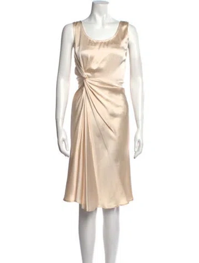 Pre-owned Dior Vintage Midi Length Dress In Neutral